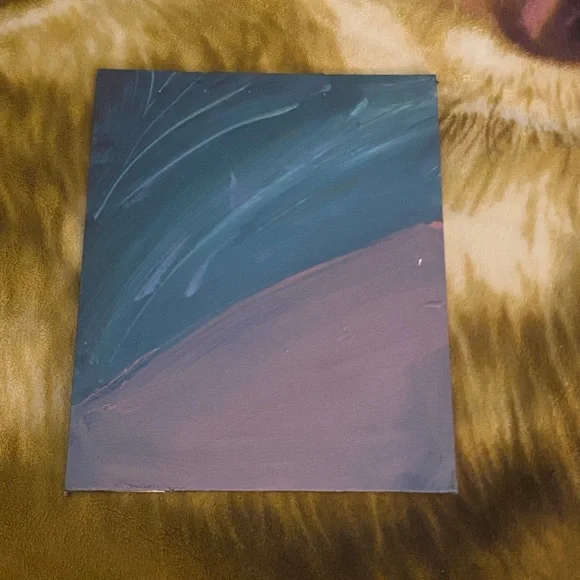 Modern Abstract Canvas in Teal and Mauve
#16 - Picture 1 of 1